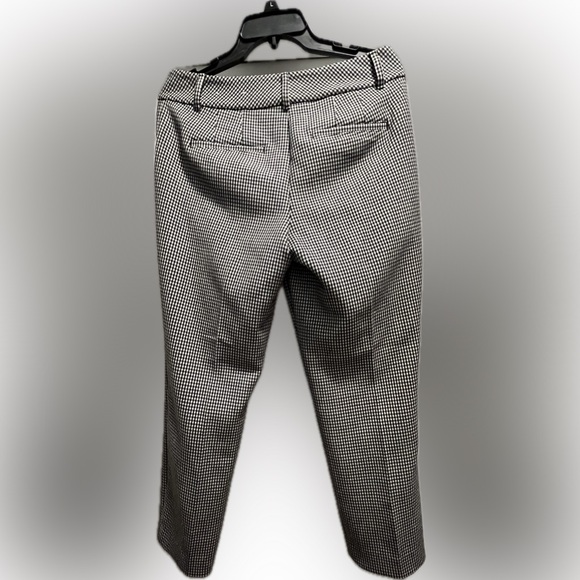 Ann Taylor Monochrome Houndstooth Trousers - Picture 2 of 10